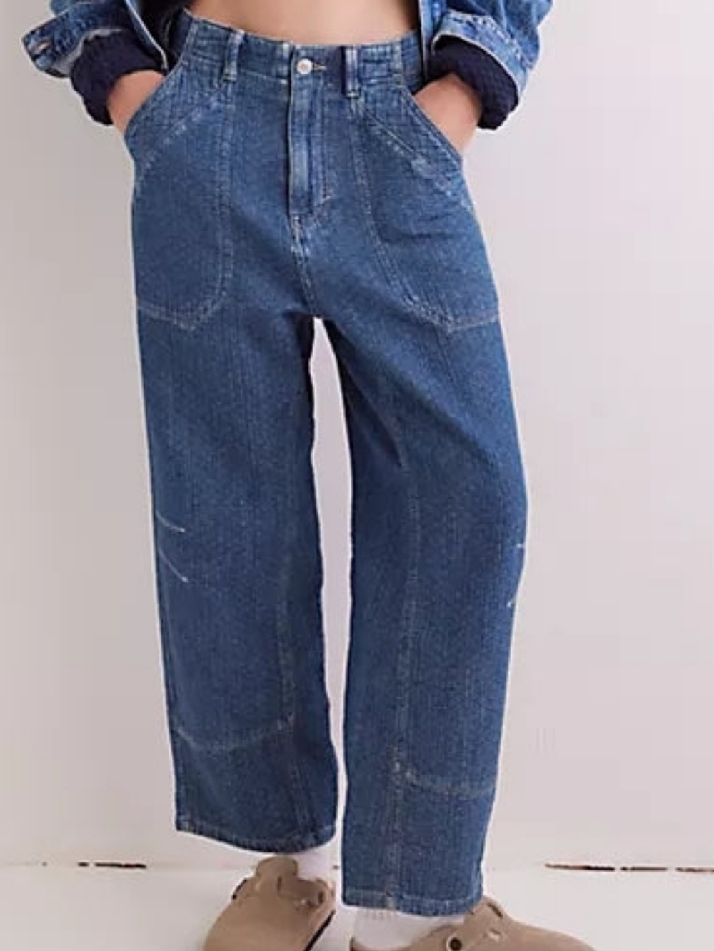 We the free midnight voyage harem jean Deopped Boyfriend  journey navy Size S